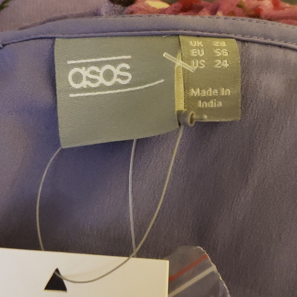 🆕️ Asos Design Curve Soft Pleated Tiered Midi… - Picture 6 of 8